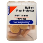 Imagen de Protector de Suelo con Clavo Marfil 15mm 10 Piezas - Mintra
