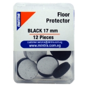 Imagen de 12 Piezas Protector de Suelo Redondeado, Color Negro 17 mm – Mintra 95988