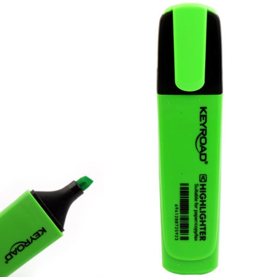 Picture of Green Chisel Tip Highlighter - Keyroad Model KR972167
