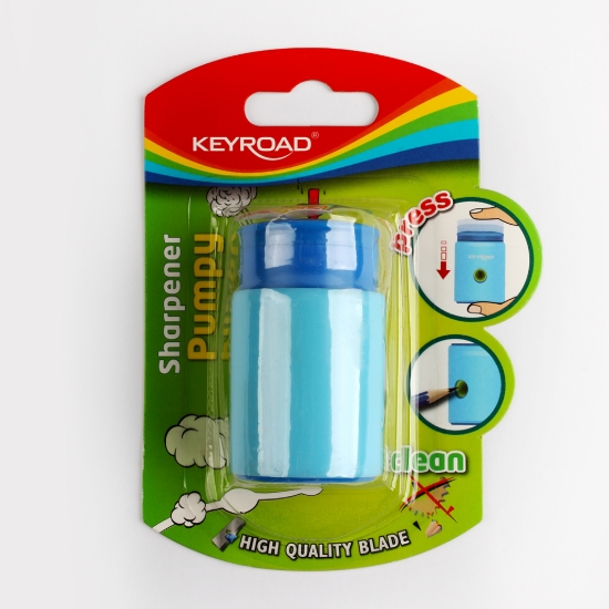 Image de Taille-crayon en Plastique Bambi avec Lame Métallique 1 Trou + Réservoir – Keyroad Modèle KR971238