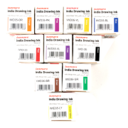 Bild von Set Tinte Wasserfest 10 Farben 35ml Isomars Modell WD10