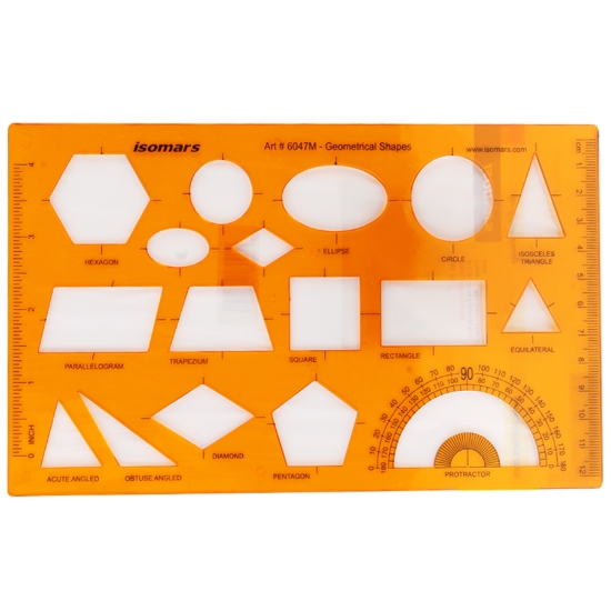 Bild von Geometrische Formen Vorlage - Iso Mars M-6047