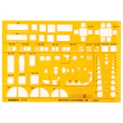 Picture of Architectural Drawing Stencil - Isomars IS1359