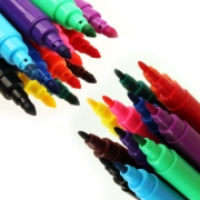 Picture of ألوان فلوماستر 12 لون 2 سن رفيع وعريض - كى رود موديل KR971414