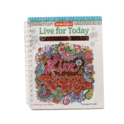 Picture of Live for Today نوت بوك سلك تلوين للكبار