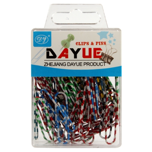 Picture of DYE10413 علبة دبوس كليبس ملون مقلم