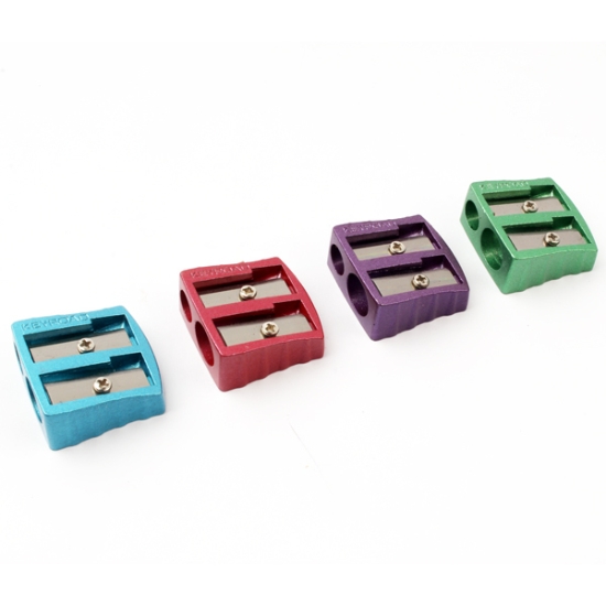Imagen de Sacapuntas Plástico Cuchilla Metálica 2 Agujeros / Modelo Keyroad KR971525