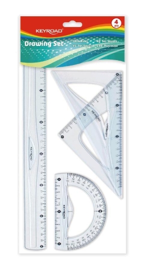 Image de Ensemble d'ingénierie transparent 4 pièces keyroad, modèle KR971068