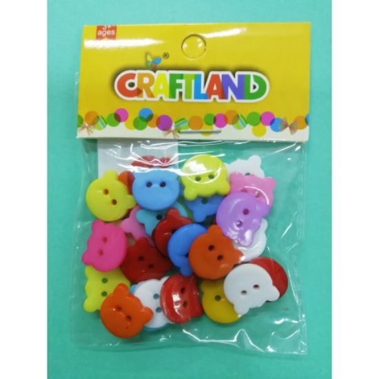 Picture of Colored Buttons Package Shapes