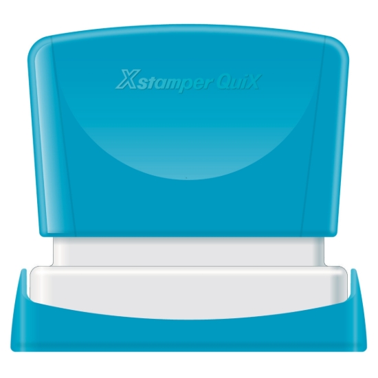 Imagen de Sello cilíndrico automático cirílico, azul 14 * 60 mm – X estampador - Q14