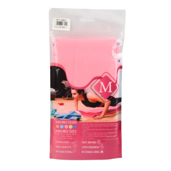 图片 玫瑰色游泳毛巾 中号 (90*65) Mintra