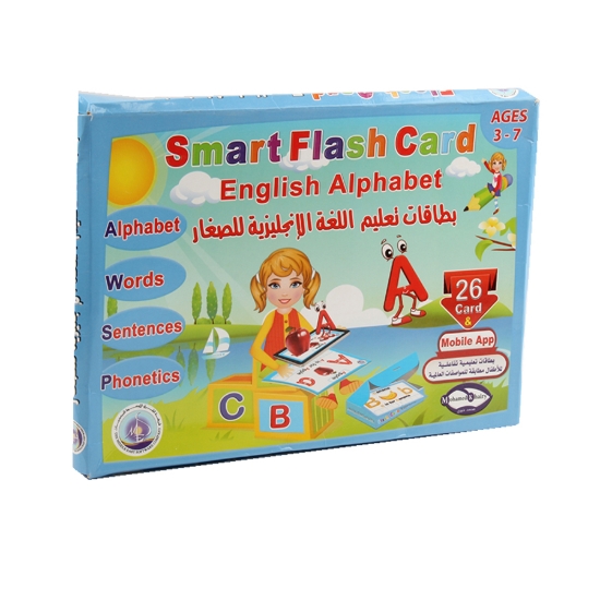 Imagen de Caja de Tarjetas de Flash de Letras en Inglés con Actividad
