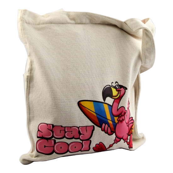 Bild von Canvas-Tasche mit Griff (bleib cool) Dawenha
