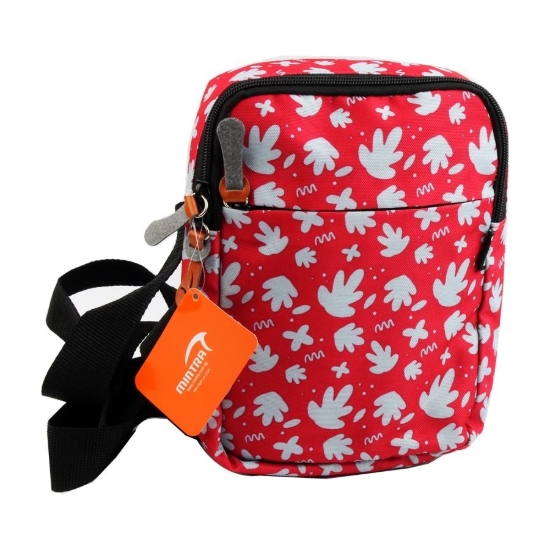 Bild von Cross Bag Bedruckt 3 Reißverschlüsse 5 * 22,5 * 16 cm - Mintra-09565.