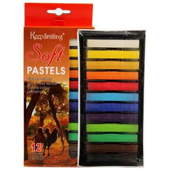 Bild von Sanfte Pastellfarben 12 Farben – Keep Smiling HS-3012