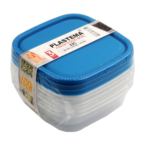 Imagen de Set de Caja Fresca 400 ml 3 x 1 - Plastema