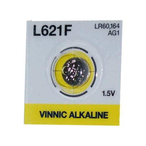 Picture of حجر بطارية مدور قلوي 1.5 v مقاس 2.15 × 6.8 مم 60LR- فينيك L621F