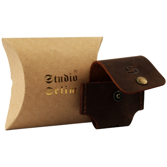 Imagen de Funda de cuero para AirPods con cápsula