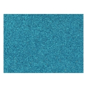 Image de Feuille de mousse EVA pailletée, Bleu clair 2mm 50x70 cm - Simba