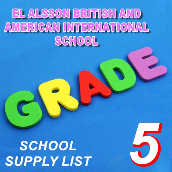 Bild von Schulbedarfsliste – Al Alsson British American International School IB – Klasse 5