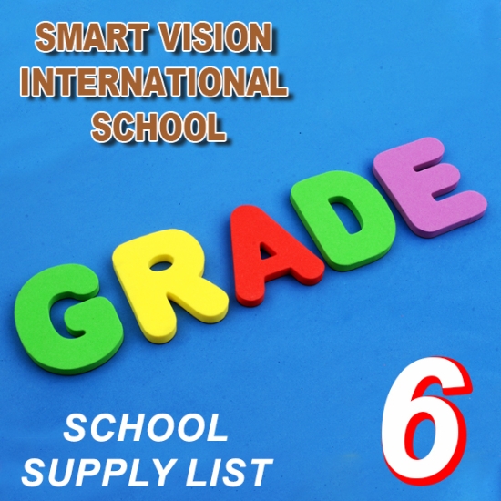 Bild von Schulbedarfsliste - Smart Vision Internationale Schule, Klasse 6 Grundschule