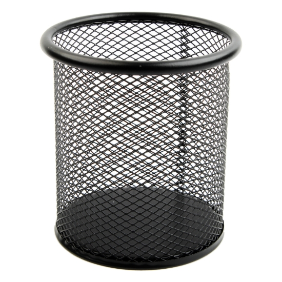 Bild von Simba Runder Stiftehalter aus schwarzem Metallgitter Modell H802