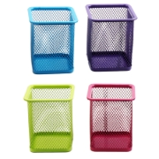 Image de Porte-stylos en métal maillé carré multicolore Simba - Modèle H804