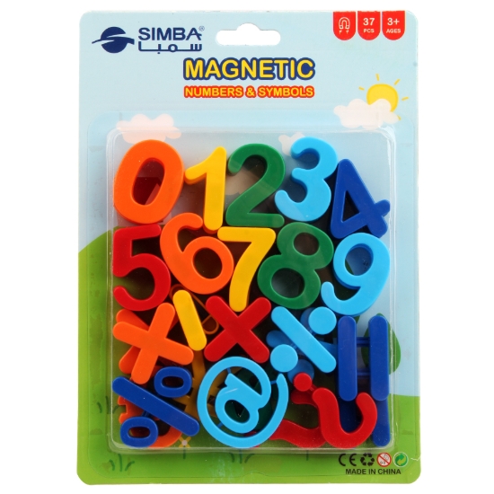 Bild von Bildungszahlen Magnet Kunststoff - Simba HN6007