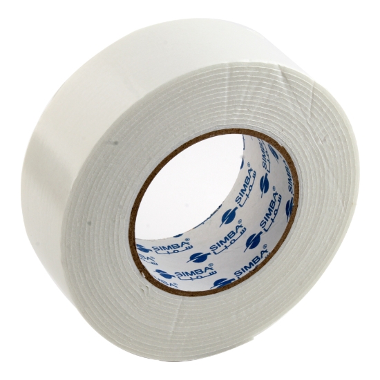 Bild von Klebebandrolle Doppeltes Gesicht Schaum 5m 48mm 2mm Simba Modell 360866