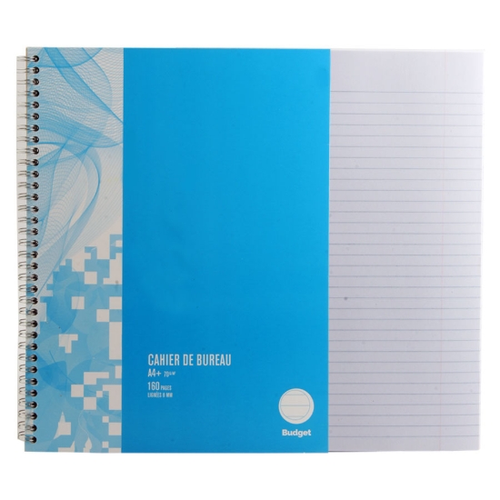 Imagen de Cuaderno universitario 160 hojas con regla de alambre económico