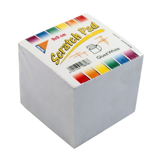 Imagen de Papel de jabón Sassy con pegamento 9x9 blanco