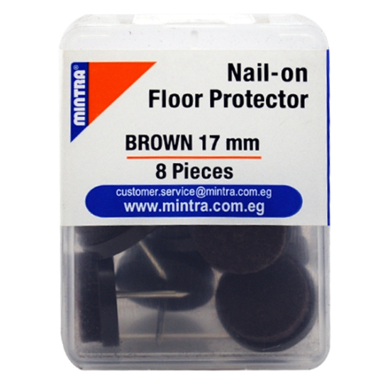 Imagen de Protector de Suelo con Clavos, Marrón 17 mm 8 Piezas – Mintra 96012