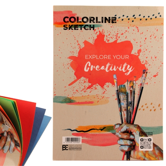 Picture of Sketch Heel Colors 160 g 12 Sheets A4