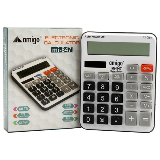 Bild von Bürorechner 12 Ziffern Amigo Modell MI 847