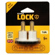Picture of Triple socket adapter, 16-amp, 250-volt Power lock