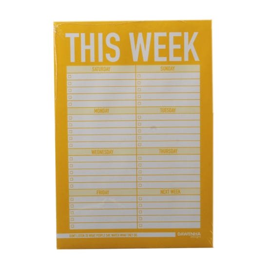 Bild von Wöchentlicher Blog 50 Blätter Wöchentliches Papier dieser Woche (14 * 20) cm Dawenha