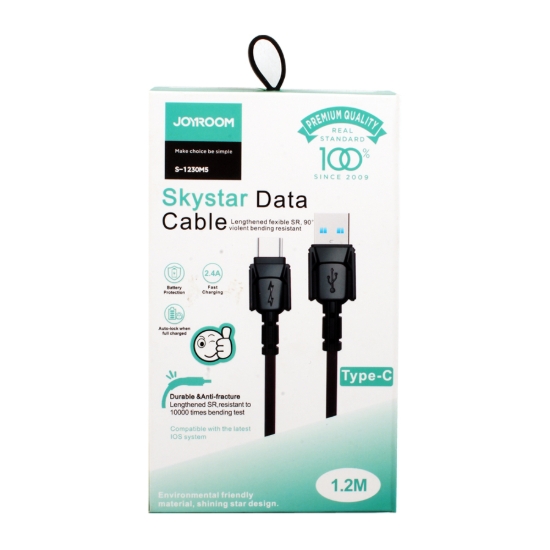 Picture of Sky star data cable Type-C Fast Charger 1.2m Joy room Model KX3462