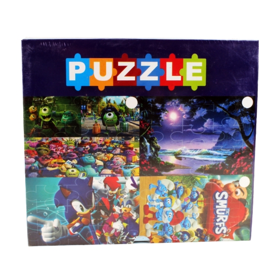 Picture of Puzzle game The Smurfs 80 pieces