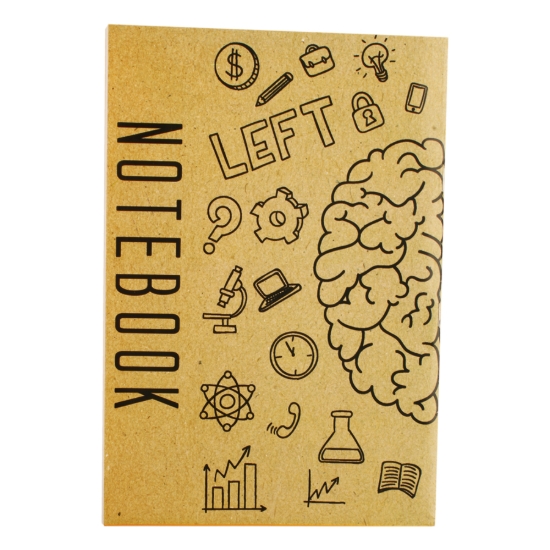 Picture of كشكول جامعى دبوس 60 ورقة إنجليزي ص و ص -شكل كرافت- غلاف كوشية  A4 اكسترا لاين