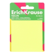 Image de Erich Krause Post-it - Jaune Néon 75x75mm 50 Feuilles - Modèle 61903