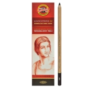 Picture of Gioconda Dark Brown Artist Charcoal Pencil - Koh-I-Noor Model 8804