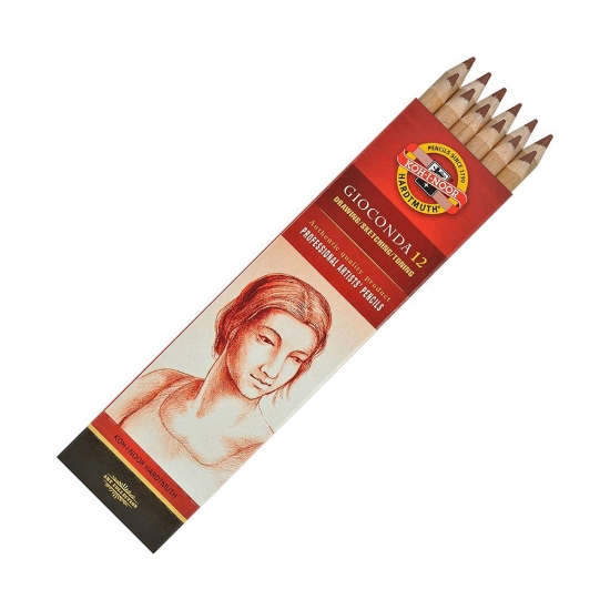 图片 Gioconda 浅棕色艺术炭笔 - Koh-I-Noor 型号 8803