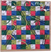 Bild von Schlangen und Leitern und Ludo Spiel