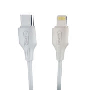 Picture of كابل بيانات مضفر من النايلون من لدنيو للشحن السريع Lightning بطول 1.2 متر من كيندكس موديل KX3481