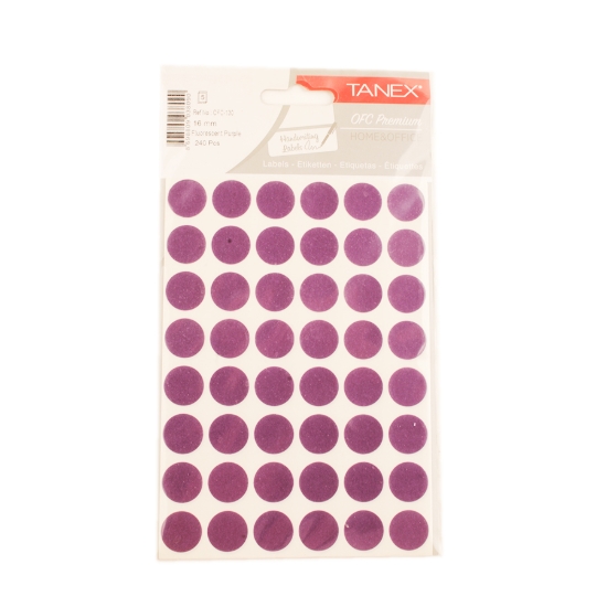 Picture of استيكر مكتبى تانيكس موف 5 ورقات دائرى 16 مم A5 / 48 - موديل OFC130