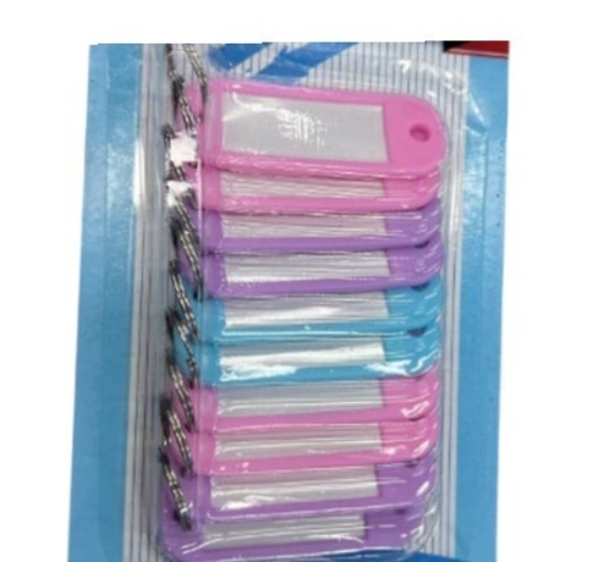 Image de Porte-clés en plastique - Carte de 10 pièces - Modèle B1064AMKL