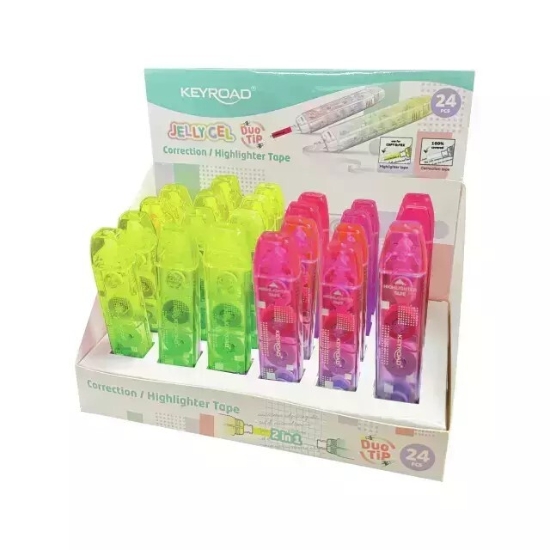 Picture of شريط كوريكتور + هايلايتر ألوان - كى رود موديل KR990116