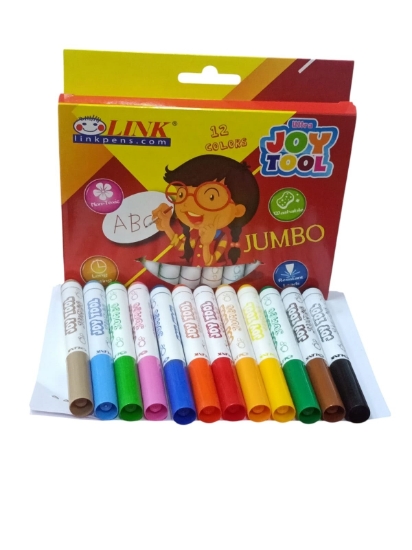 Picture of طقم ألوان فلوماستر جامبو  12 لون، لينك جوي تول